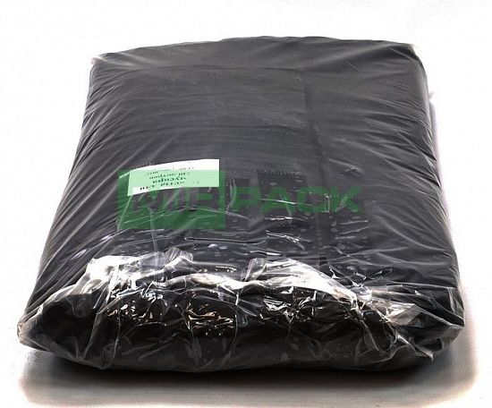 Мешки для мусора 180 литров, 65 мкм, черные, в пачках 100 шт - Вид 2