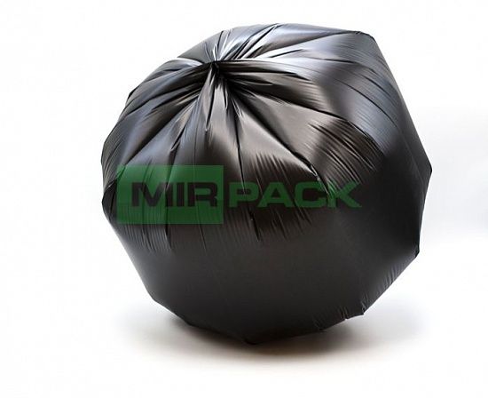 Мешки для мусора 30 л, 20 мкм, черные, ПСД, прочные (в рулоне 30 штук, 50х60 см) - Вид 4