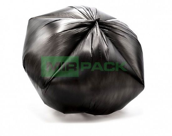 Мешки для мусора 60 литров, 7 мкм, в рулоне 50 штук, черные, 60х70 см, GreenClean - Вид 3