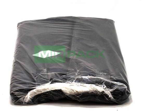 Мешки для мусора 240 литров, 60 мкм, ПВД , 93х125 в пачках, черные - Вид 4