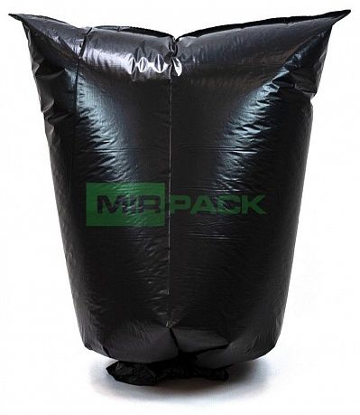 Мешки для мусора 120 литров, 30 мкм, 20 шт, ПВД, черные, 70x110 см, Надежные - Вид 3