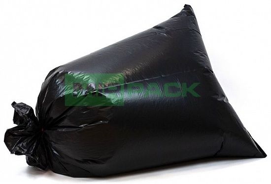 Мешки мусорные 120 л, 30 мкм, 10 шт. , ПВД, черные - Вид 2